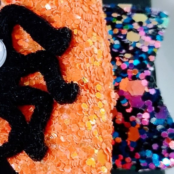 3 for $15 Halloween Glitter Hair Bows Spider - Picture 3 of 3